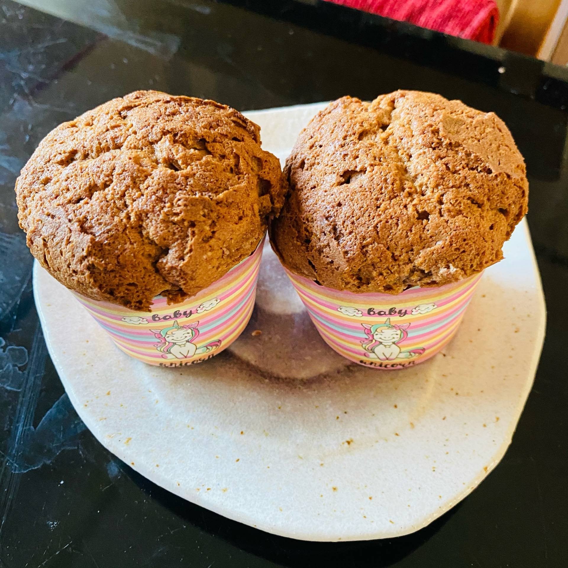 เค้กกล้วยหอมช็อกโกแลตหน้ากรอบ