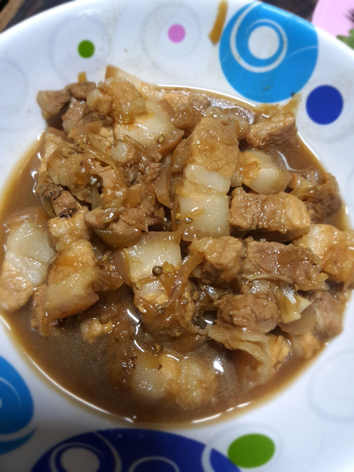 หมูหวาน รสเผ็ดพริกไทย