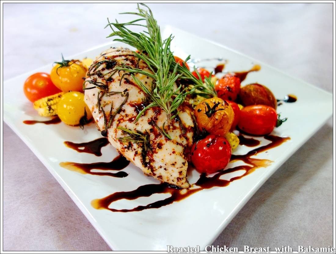 Roasted  Chicken  Breast  with  Balsamic 