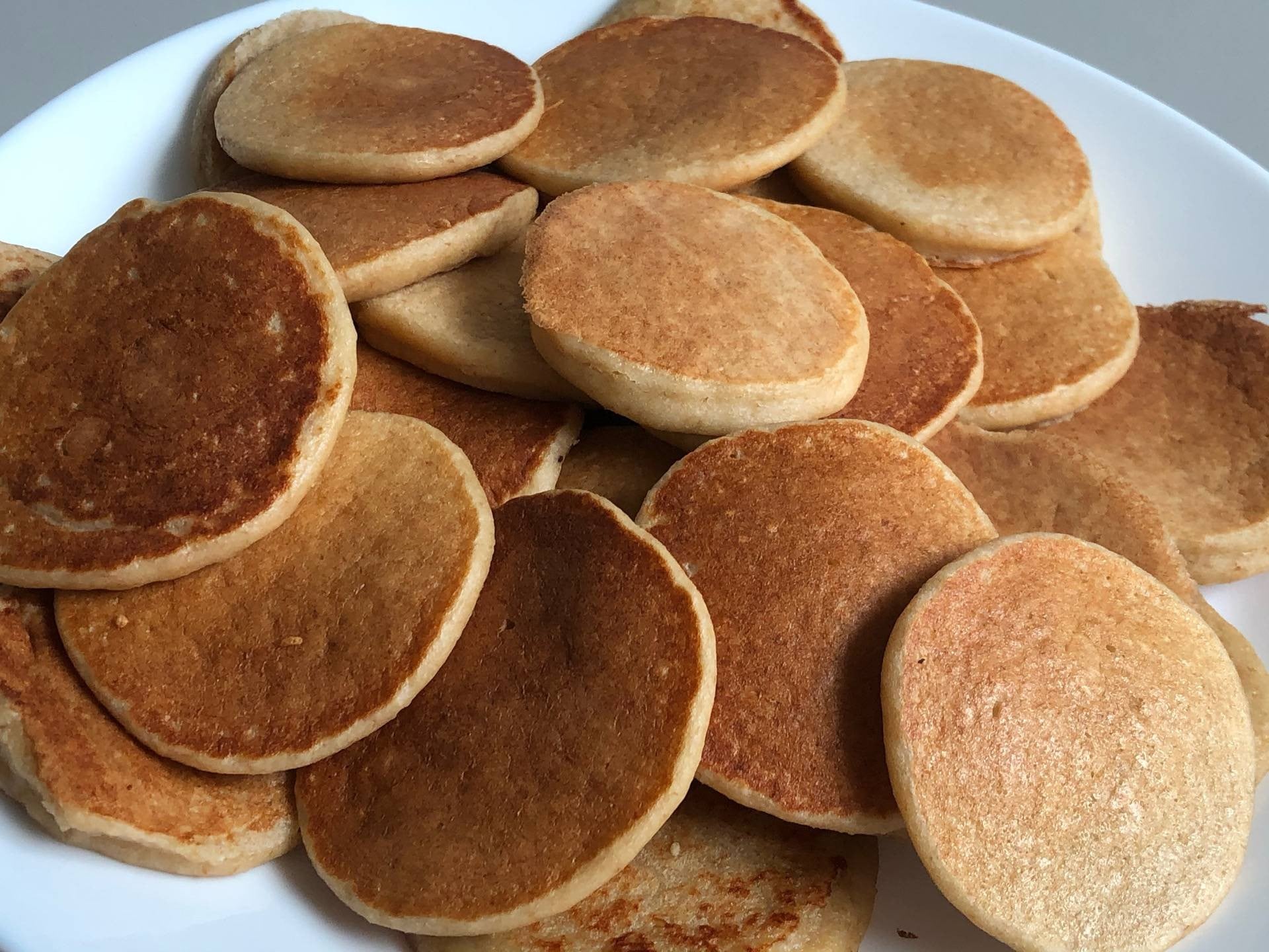 แพนเค้กข้าวโอ๊ตกล้วยหอม