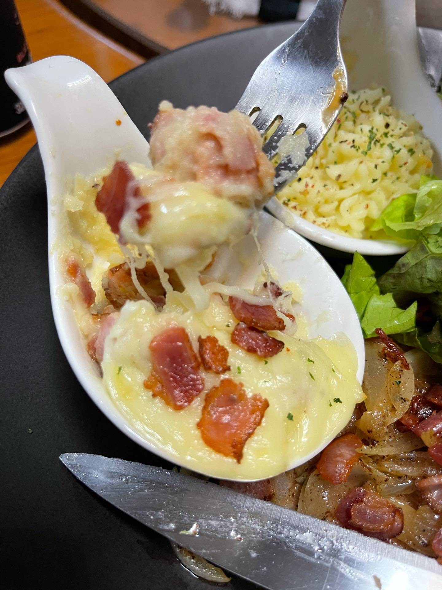 Mashed Potatoes With Bacon and Cheese 🧀 