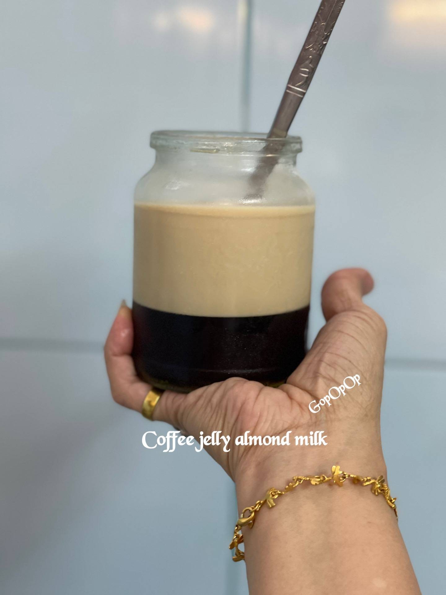 Coffee Jelly Almond Milk