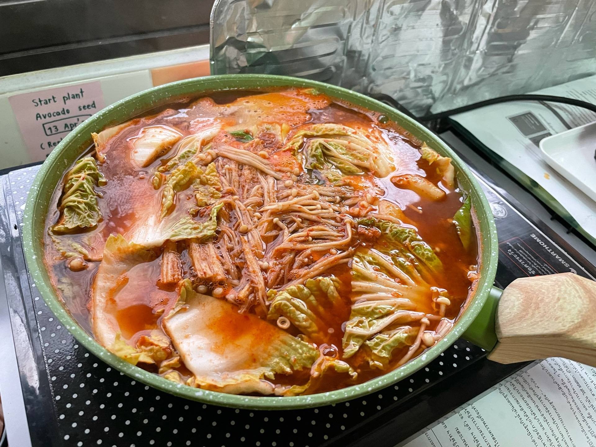 แกงส้มปลาดอลลี่กลายเป็นซุปกิมจิเฉยเลย (เพราะไม่มีมะขามเปียก)