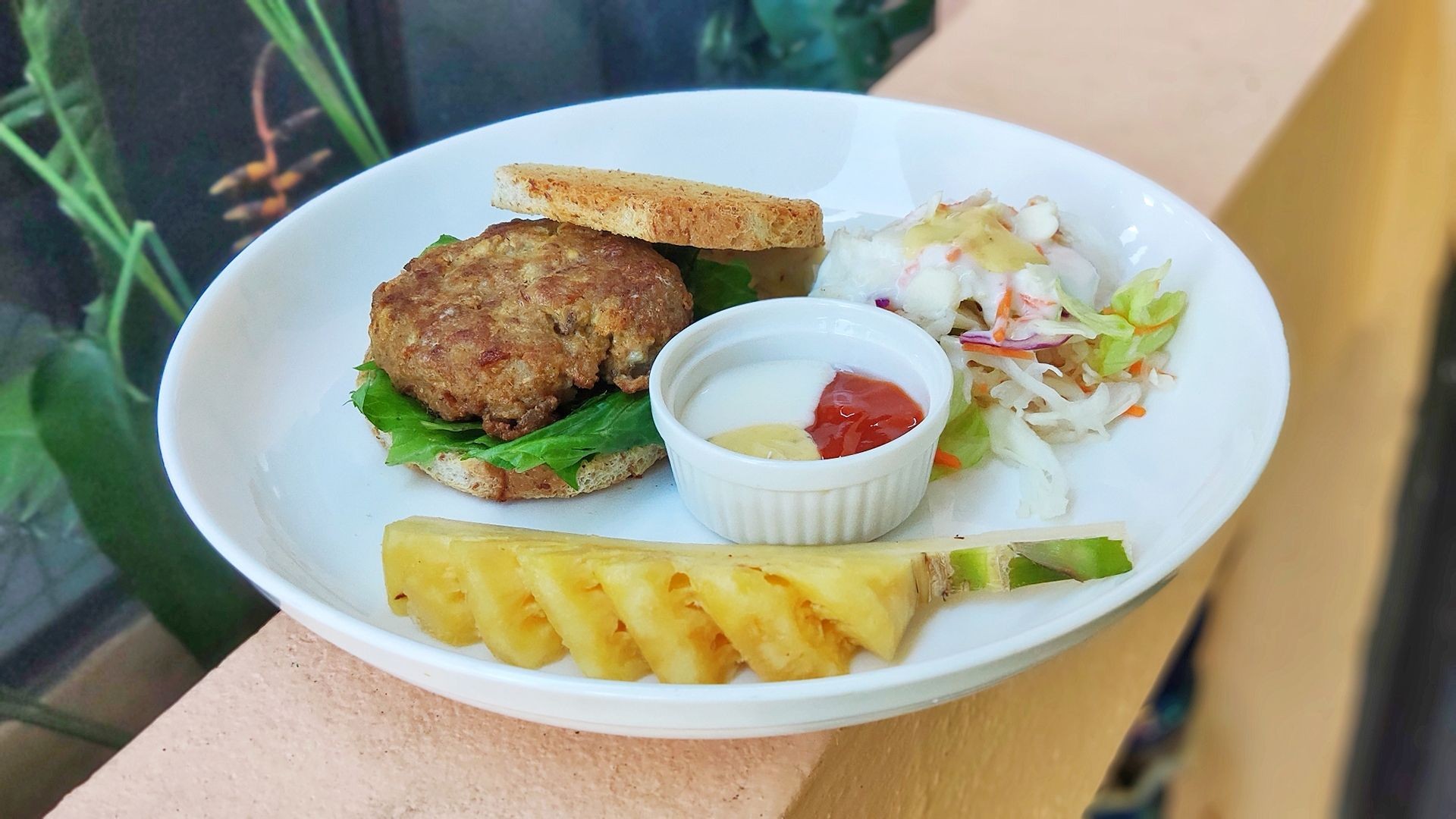 แซนเกอร์หมู Sanger Pork Burger