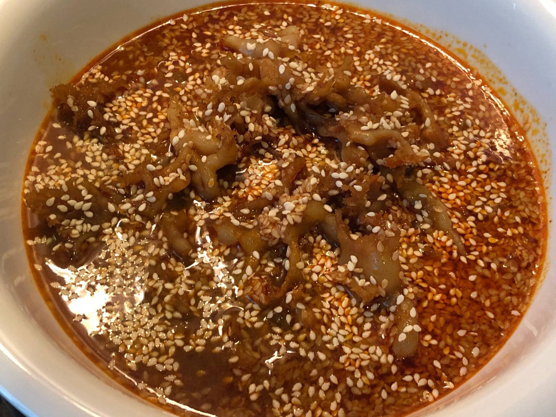 แมงกระพรุนผัดน้ำมันงา