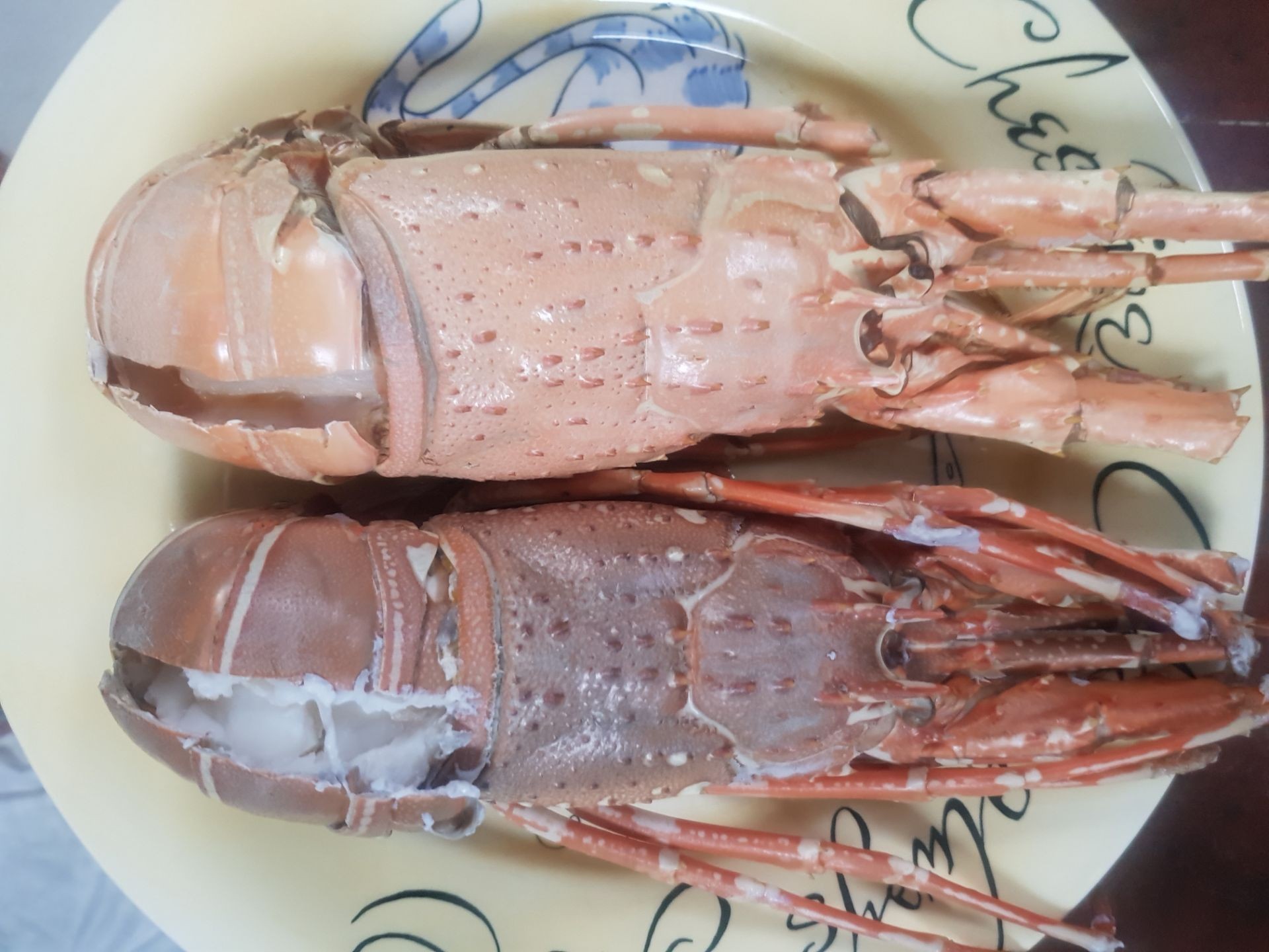 กุ้งมังกรต้ม/ย่าง