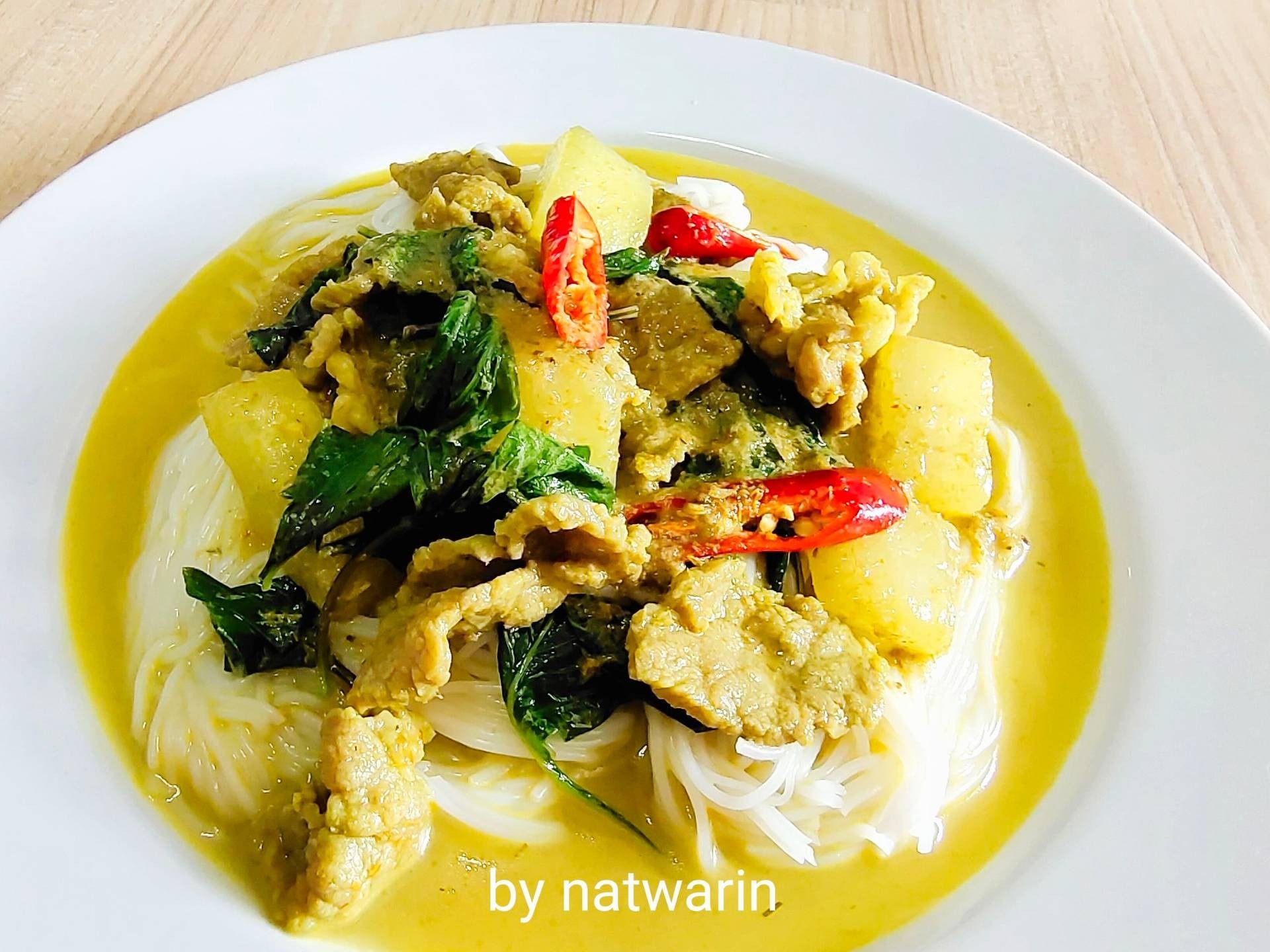 " เมนู แกงเขียวหวานเนื้อใส่ฟักเขียว "