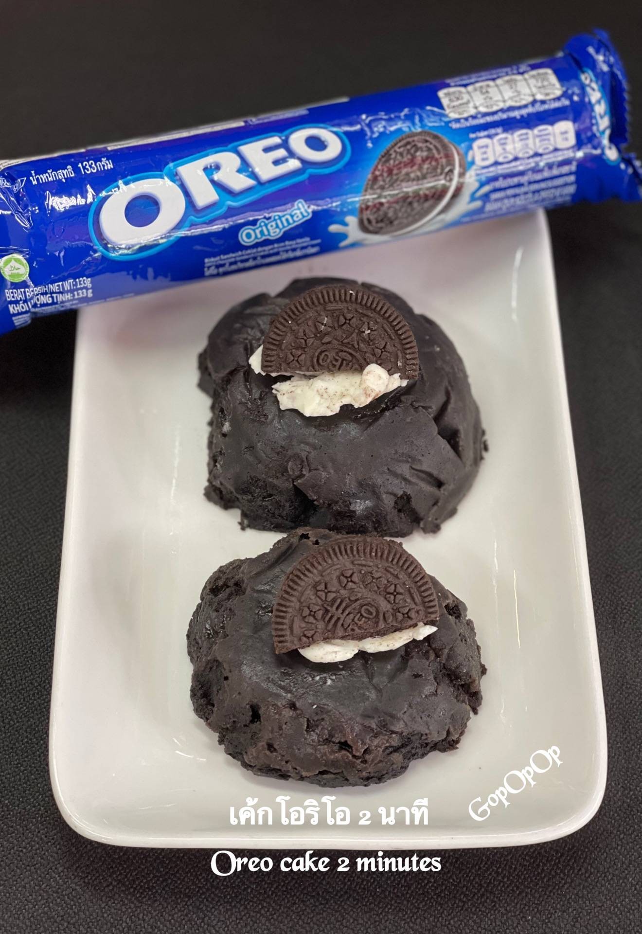 เค้กโอรีโอ 2 นาที Oreo Cake 2 minutes ✌️