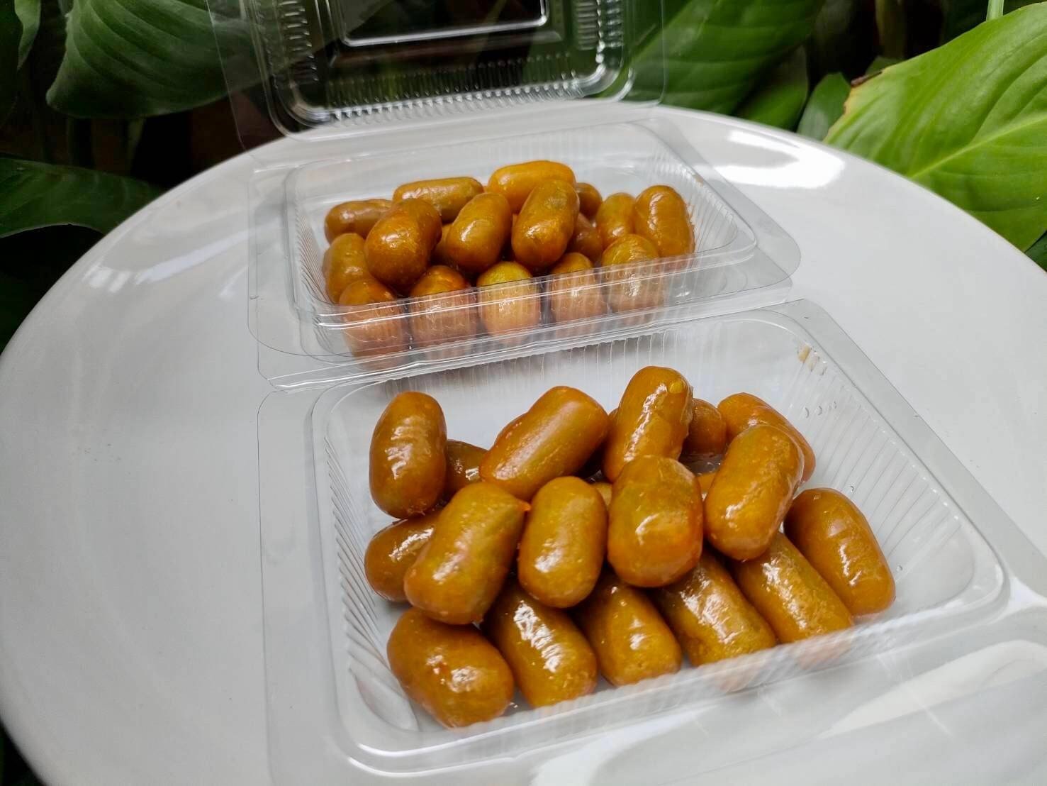 ขนมเม็ดขนุนจากมันหวานญี่ปุ่น (สูตรคลีน)