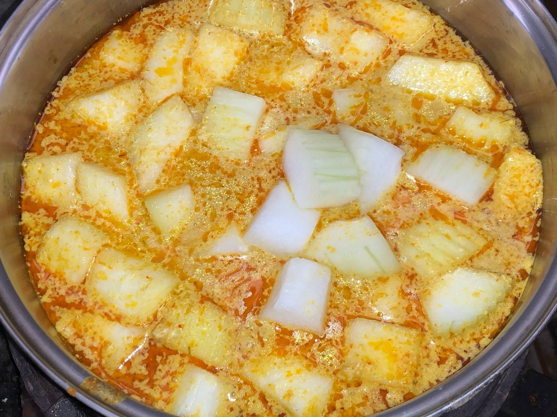 แกงกะหรี่หมูฟักเขียว