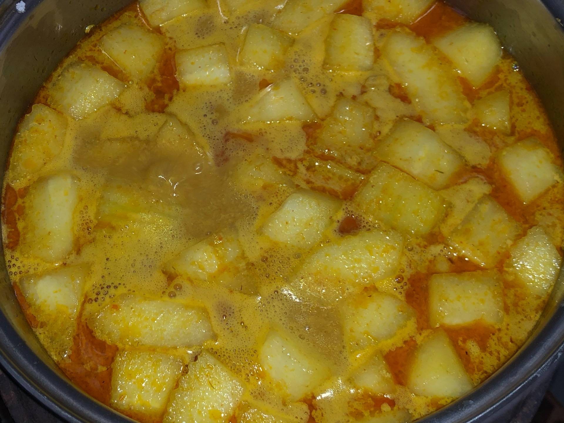 แกงกะหรี่หมูฟักเขียว