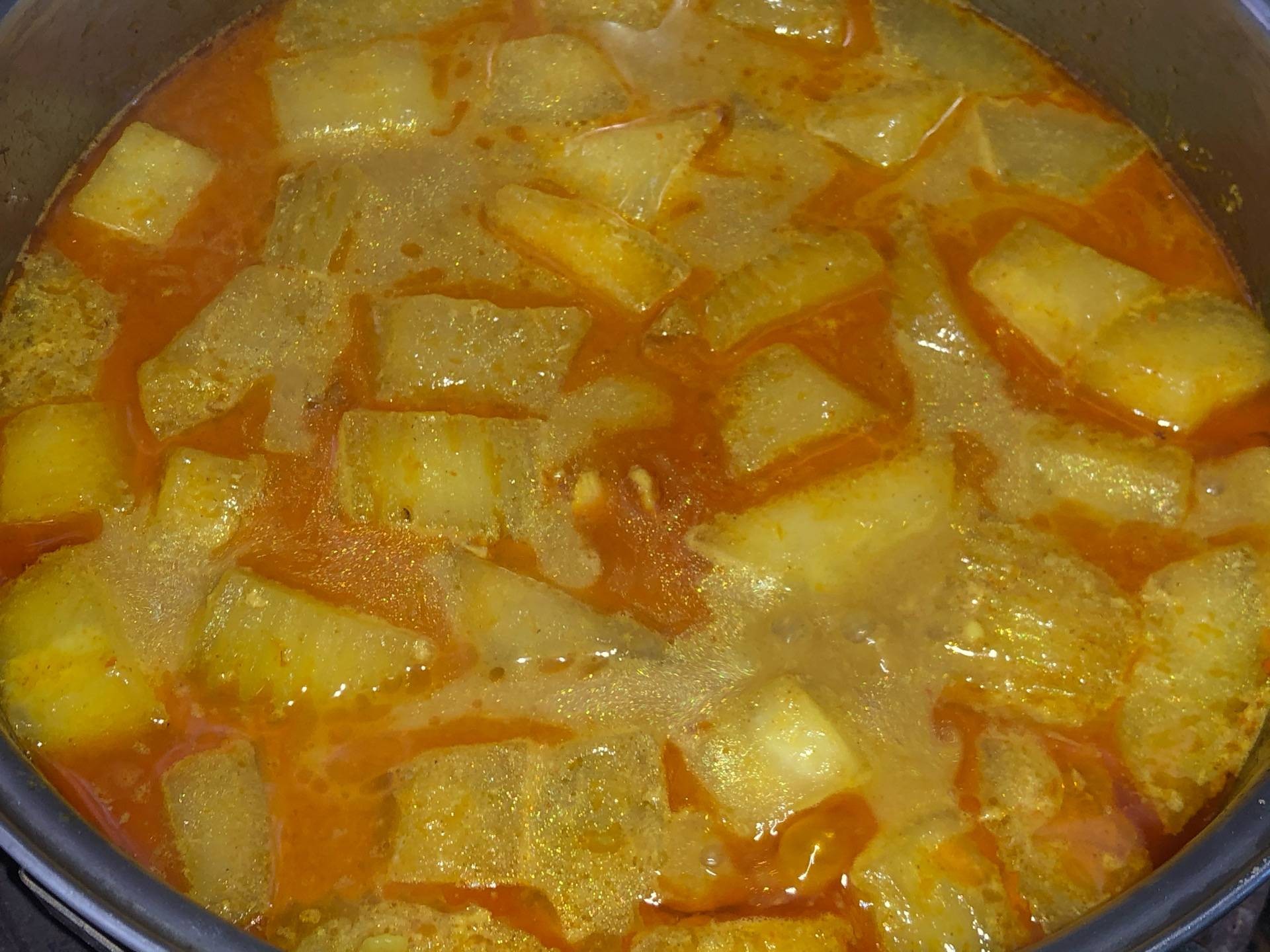 แกงกะหรี่หมูฟักเขียว