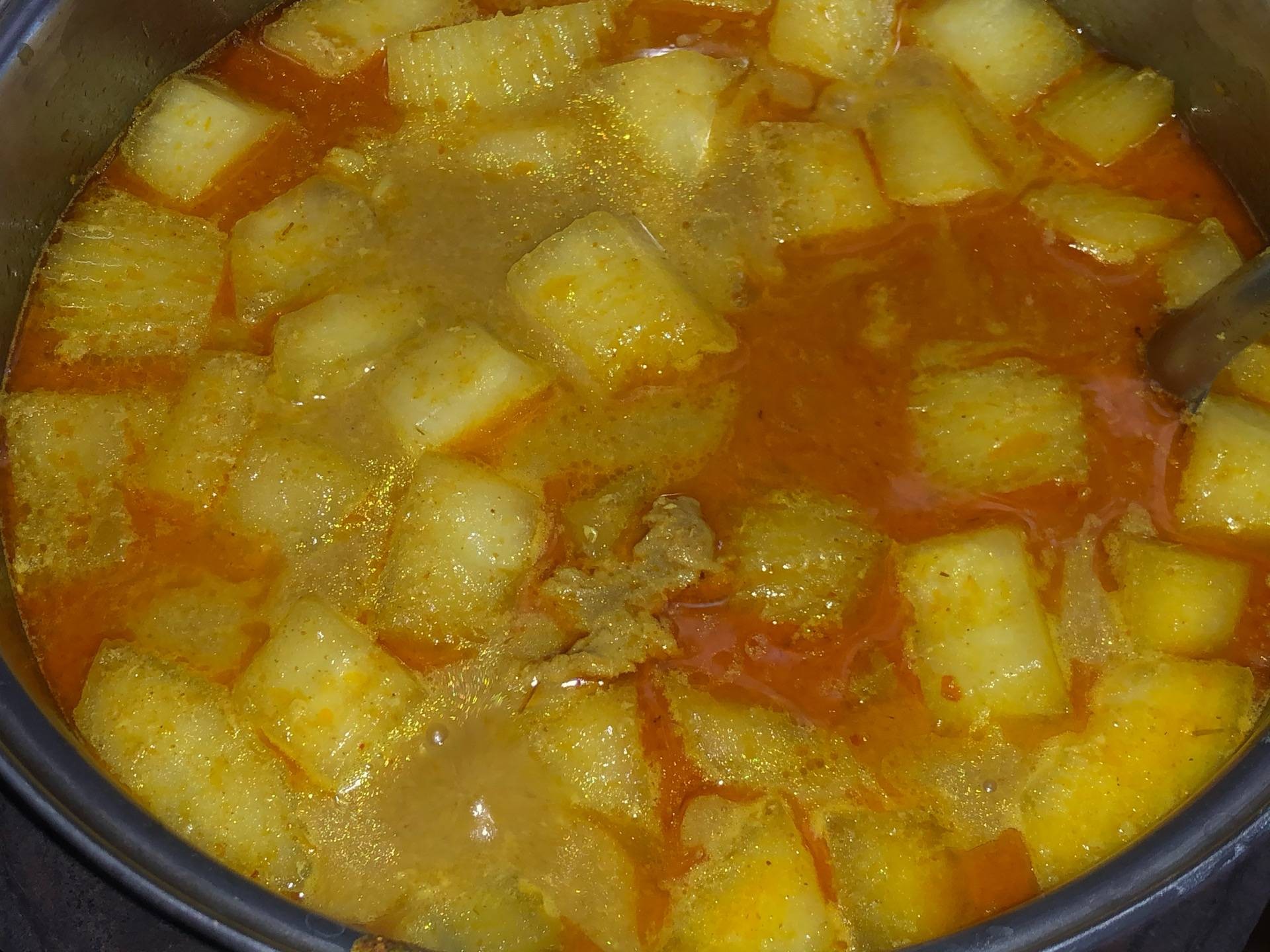 แกงกะหรี่หมูฟักเขียว