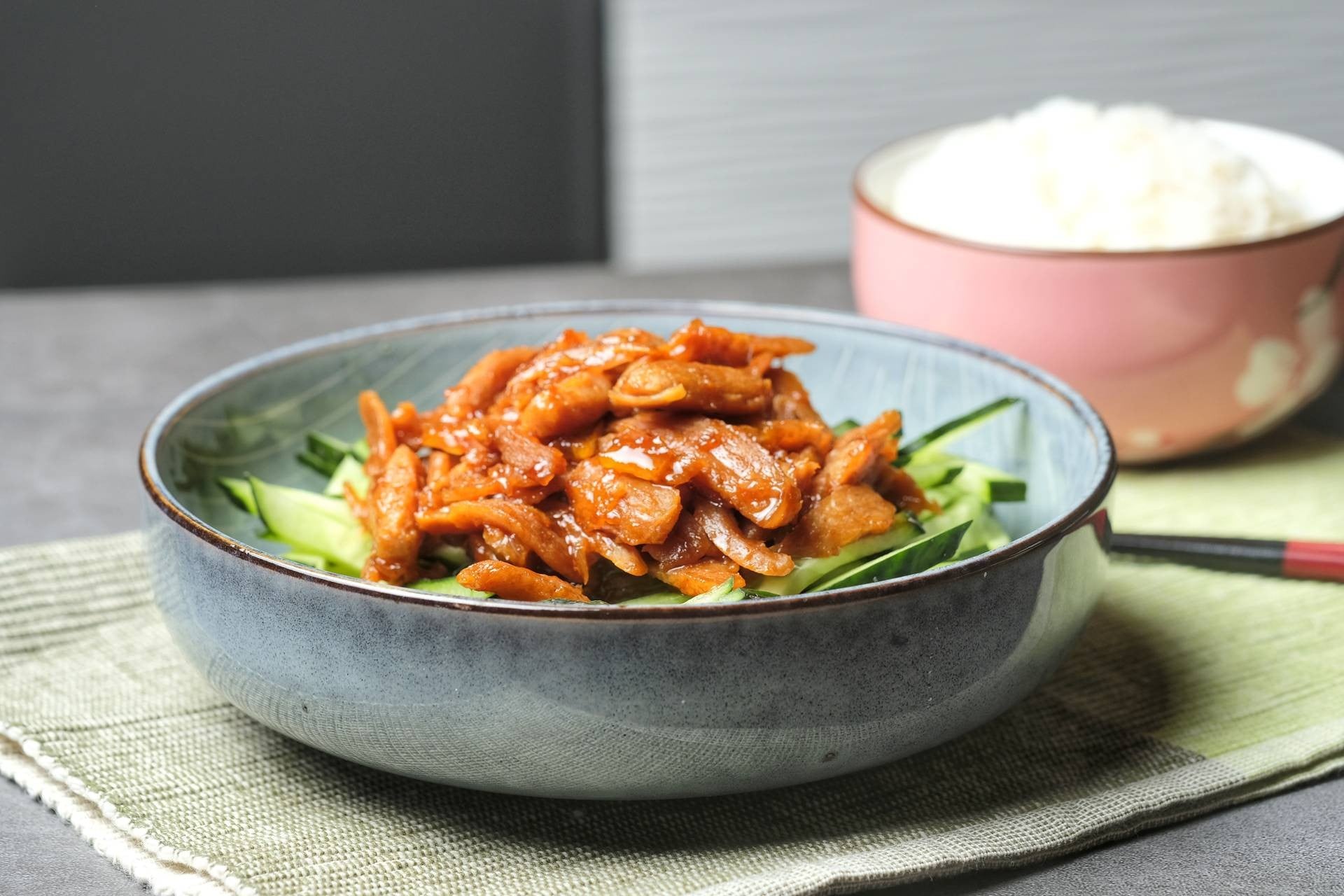 ออมนิมีทสตริปในซอสไปซี่ยูซุสไตล์เกาหลี