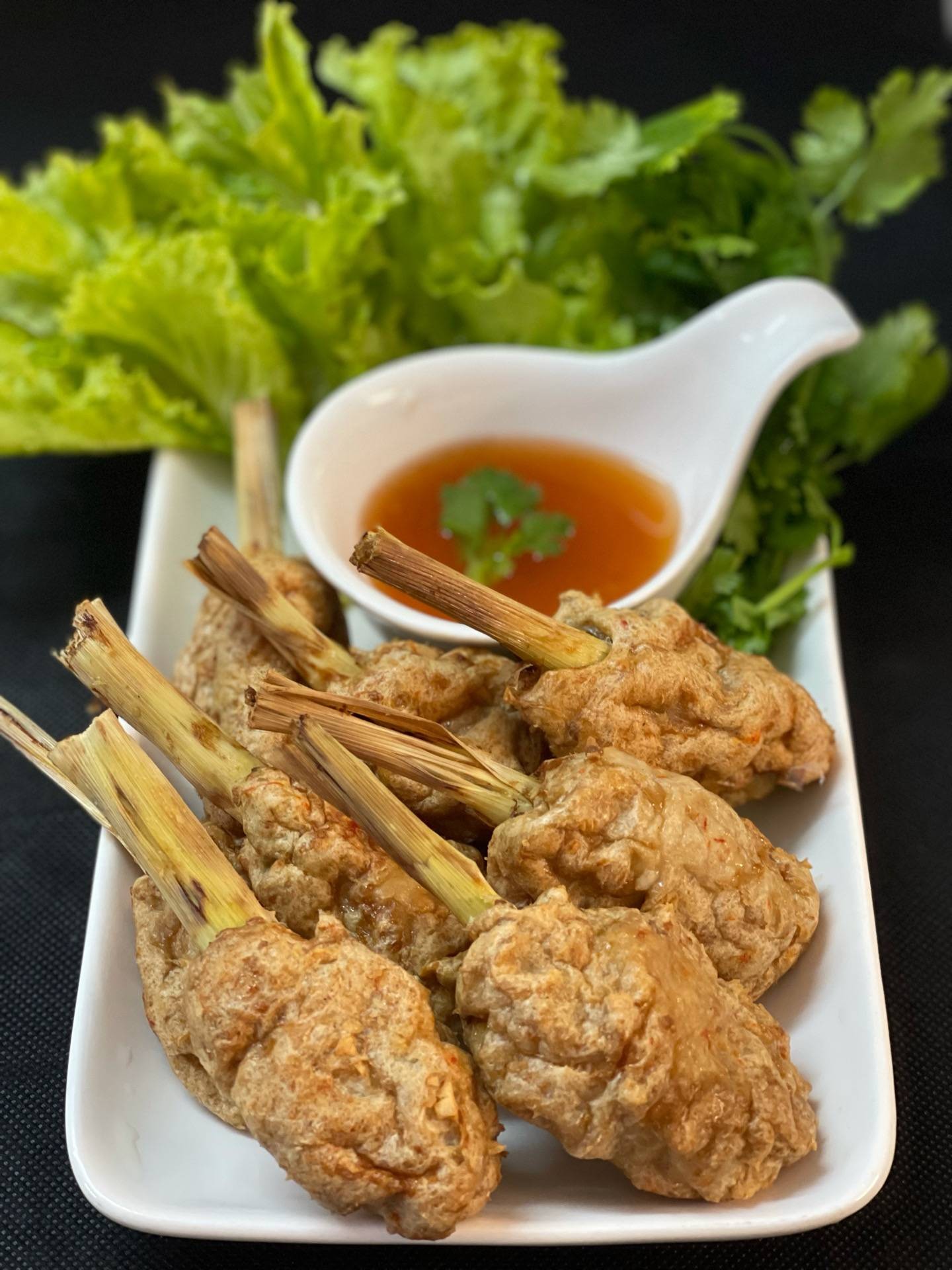 กุ้งพันตะไคร้ สูตรหม้อทอดไร้น้ำมัน 🦐