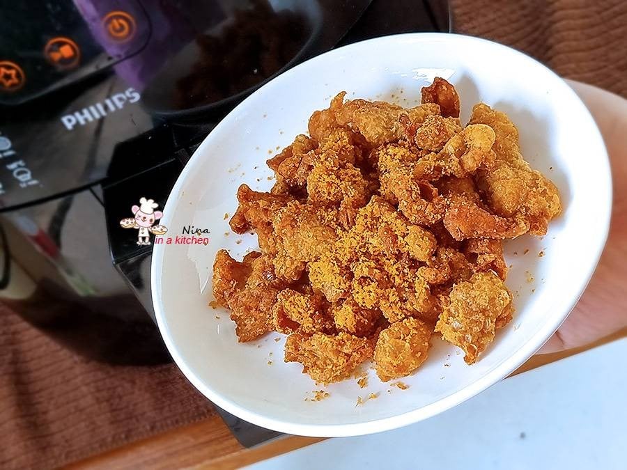 [Philips Airfryer] หนังไก่ทอดกรอบ เขย่าผงปรุงรส