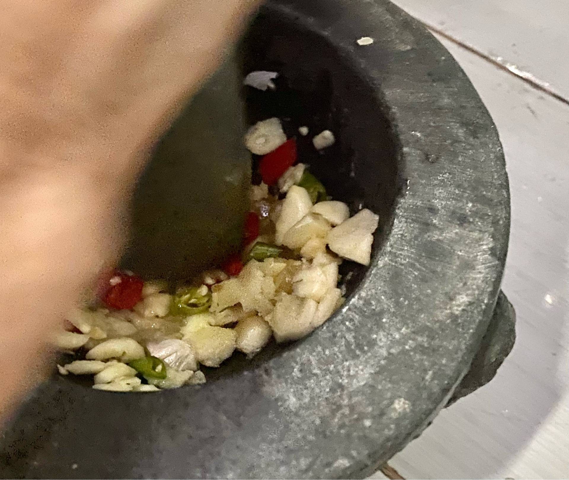 กุ้งแม่น้ำย่าง+กุ้งล็อบเตอร์นึ่ง+น้ำจิ้มซีฟู้ต