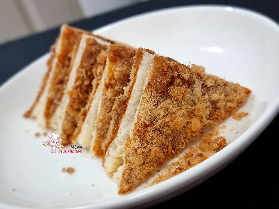 [Philips Airfryer] ขนมปังหมูหยองชีสน้ำพริกเผา