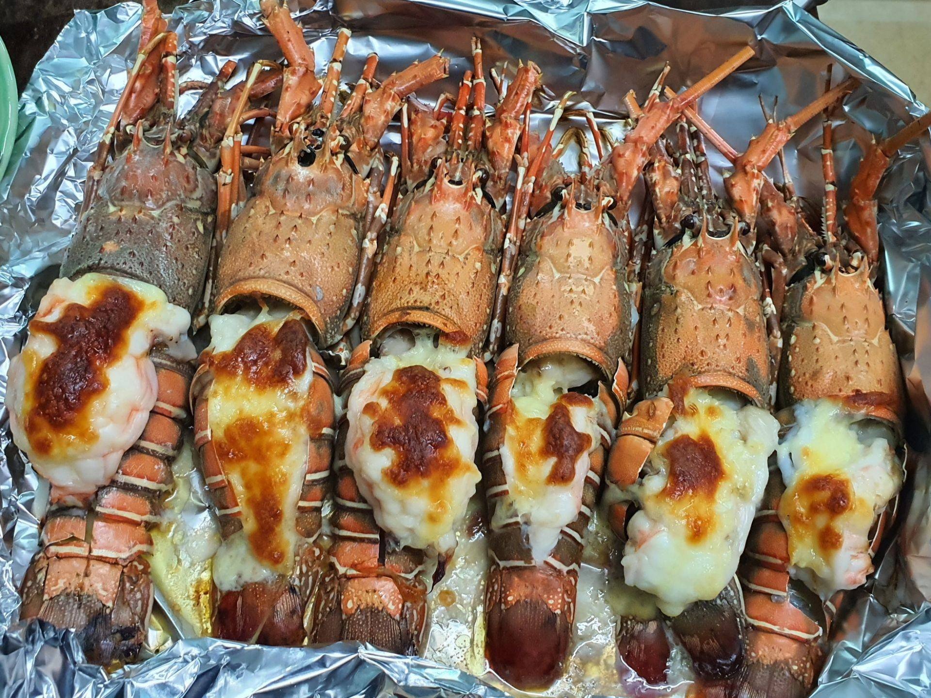 กุ้งมังกรอบชีส 🦞