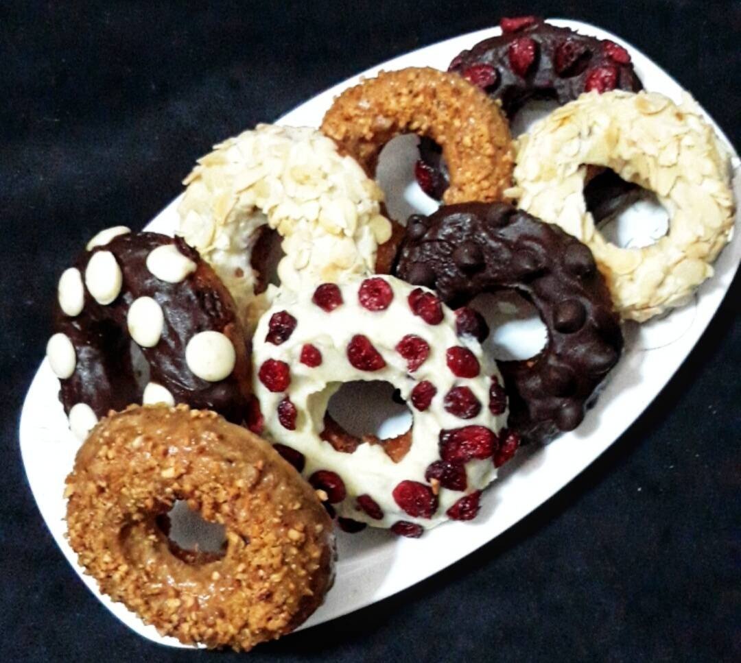 โดนัทคุกกี้ (ทอด)  Basic Cookie Doughnuts 
