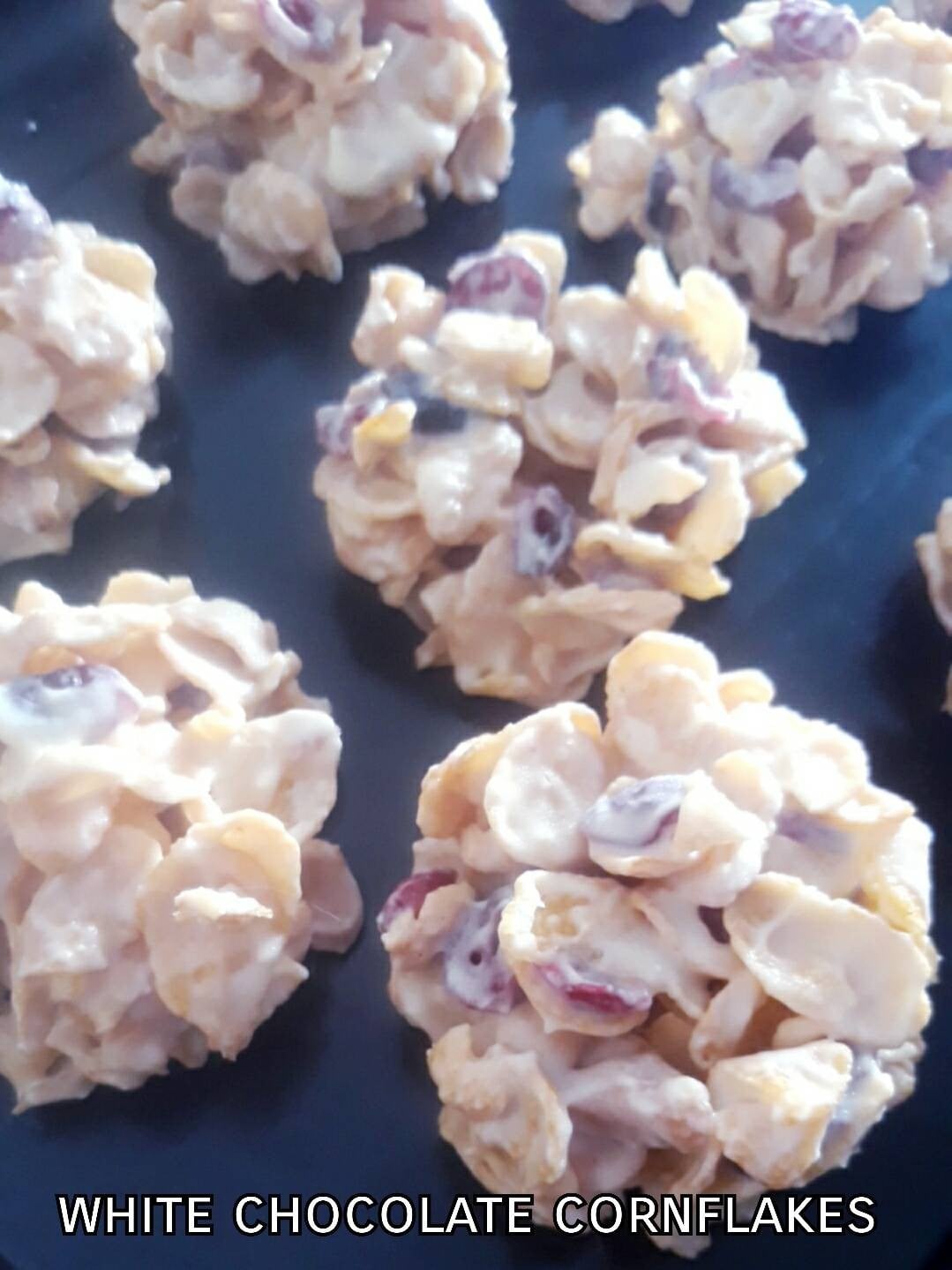 คอร์นเฟลกไวท์ช็อคโกแลต cornflake white chocolate