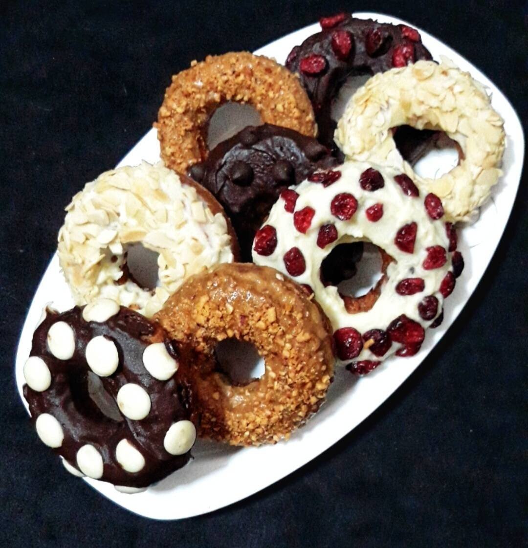 โดนัทคุกกี้ (ทอด)  Basic Cookie Doughnuts 