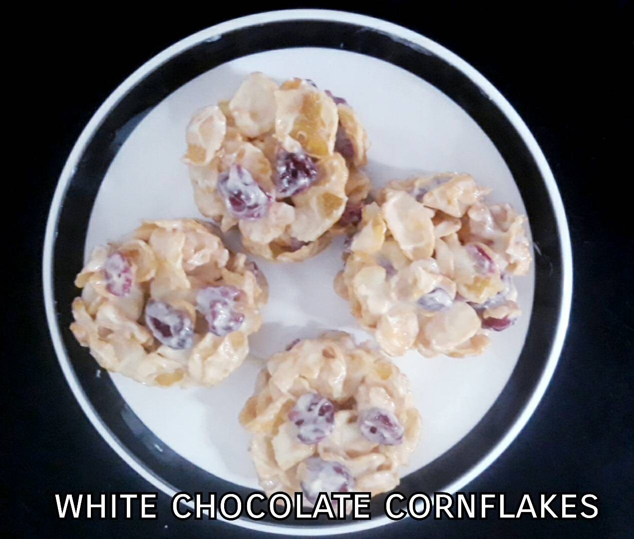 คอร์นเฟลกไวท์ช็อคโกแลต cornflake white chocolate