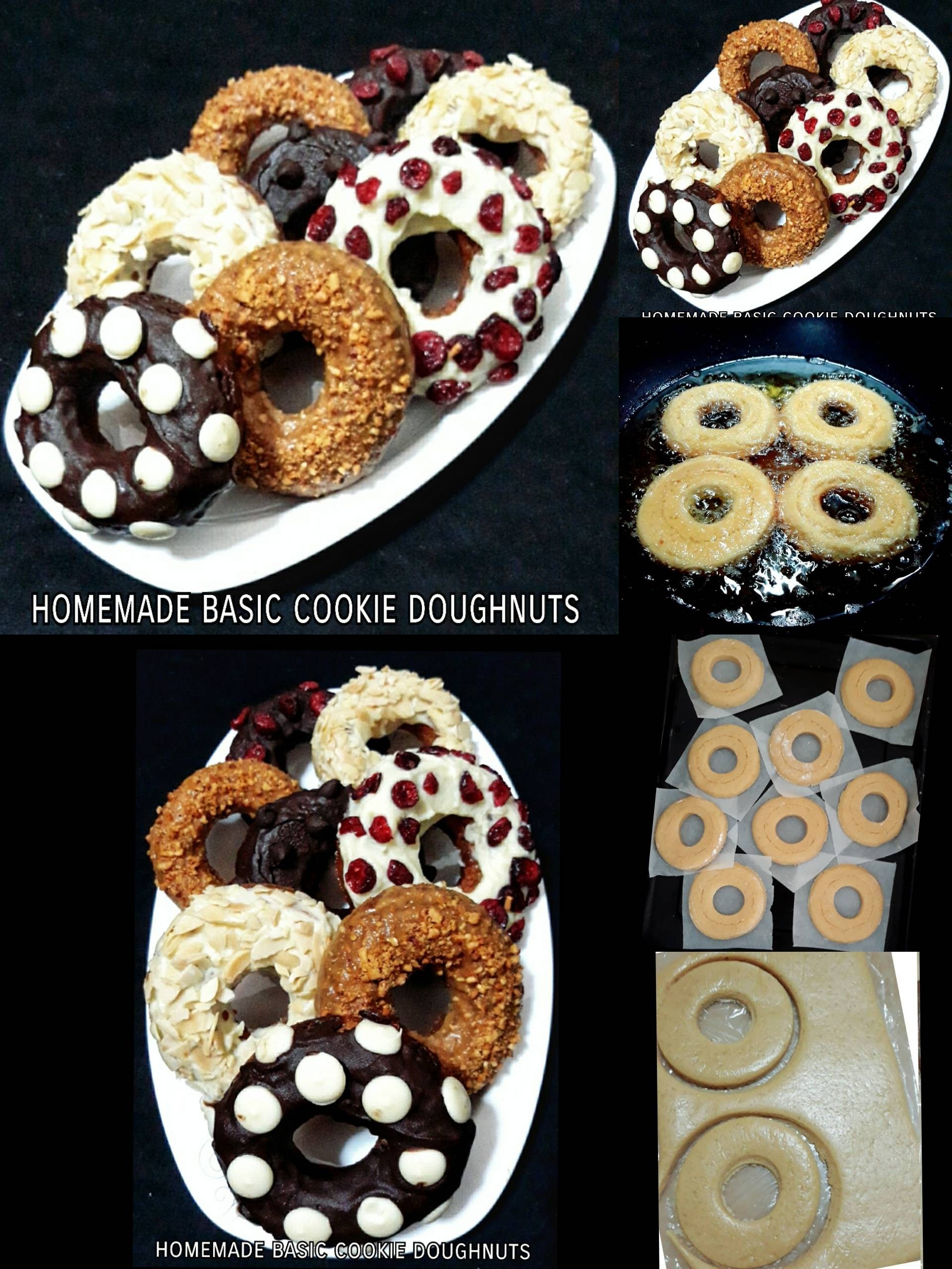 โดนัทคุกกี้ (ทอด)  Basic Cookie Doughnuts 