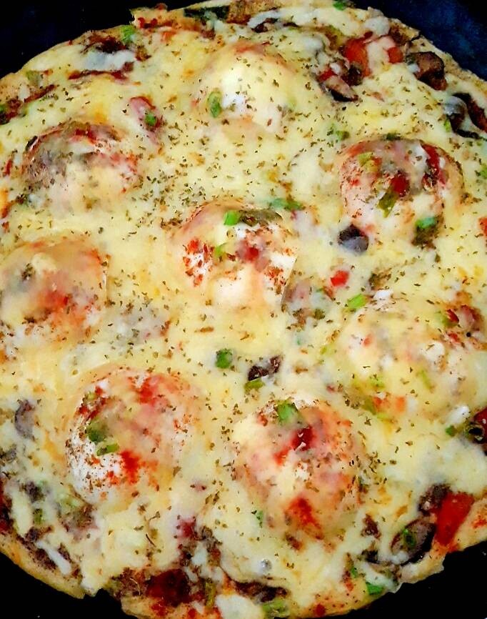 ไข่ต้มชีสออมเล็ต boiled egg  cheese omelette