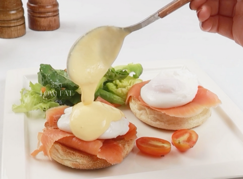 Low-fat Smoked Salmon Egg Benedict
