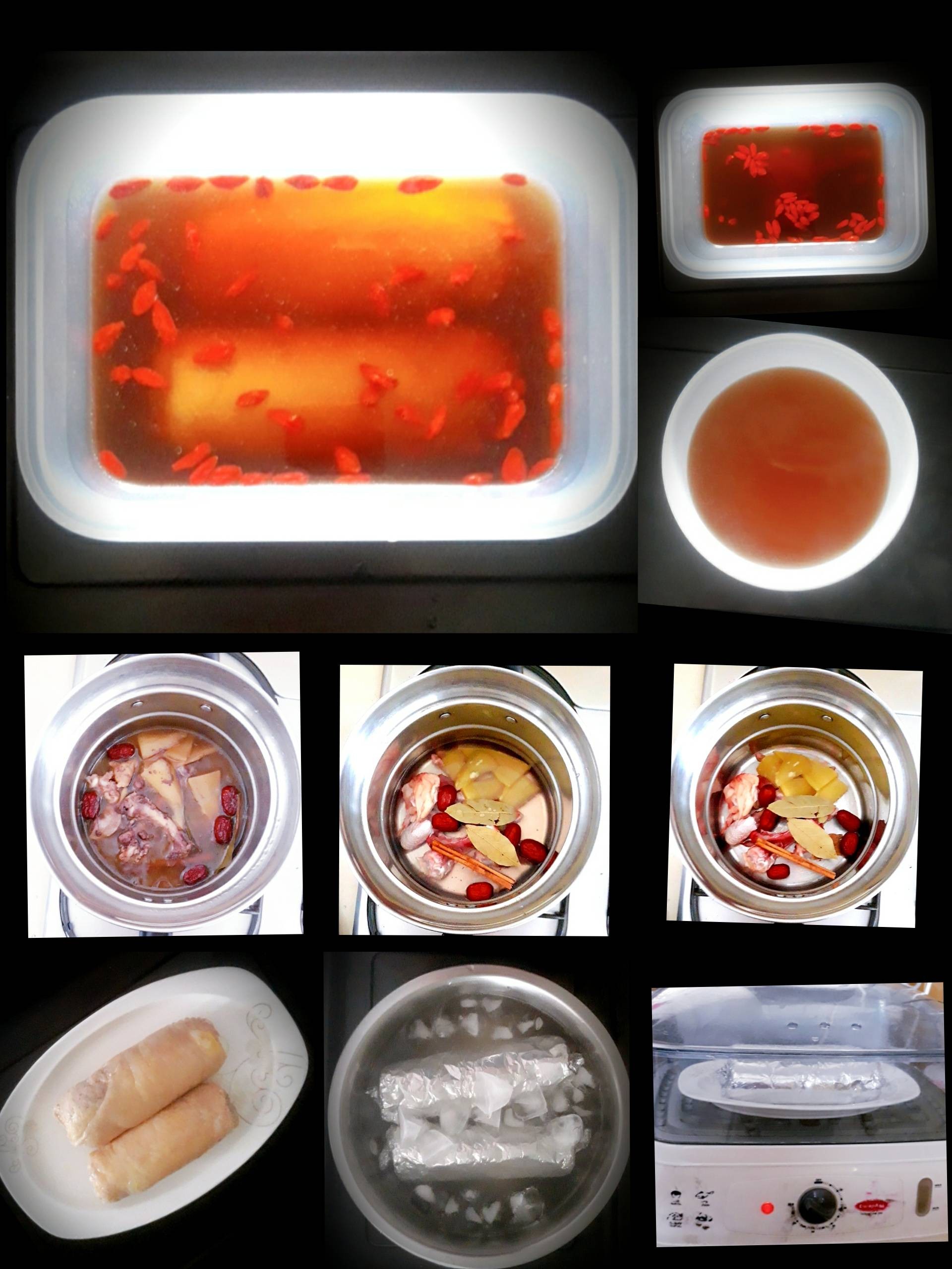 ไก่ม้วนแช่เหล้า ( drunken chicken roll )