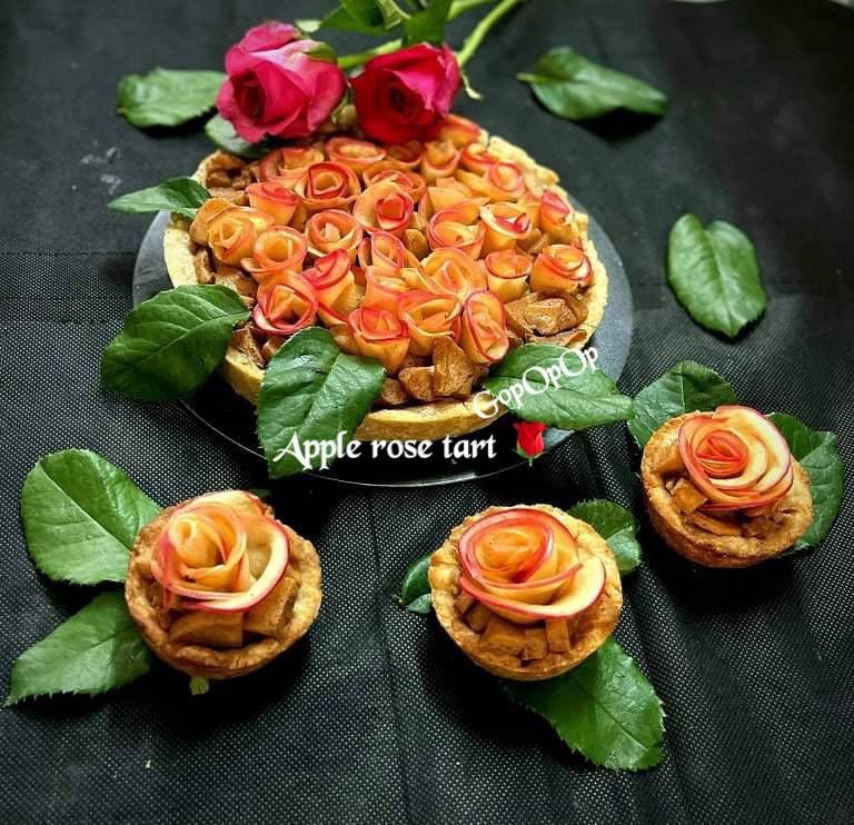 Apple rose Tart 🌹