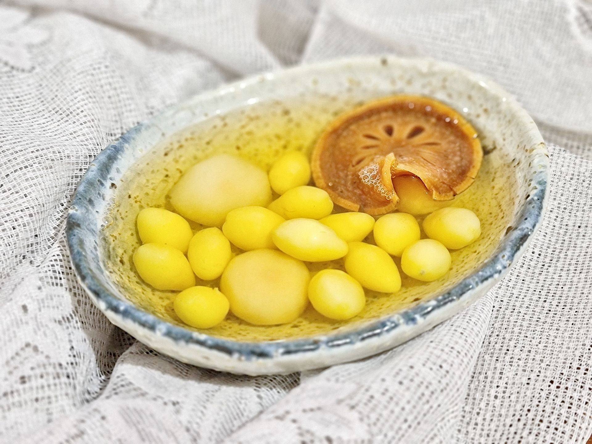 น้ำมะตูม แปะก๊วยมะตูม