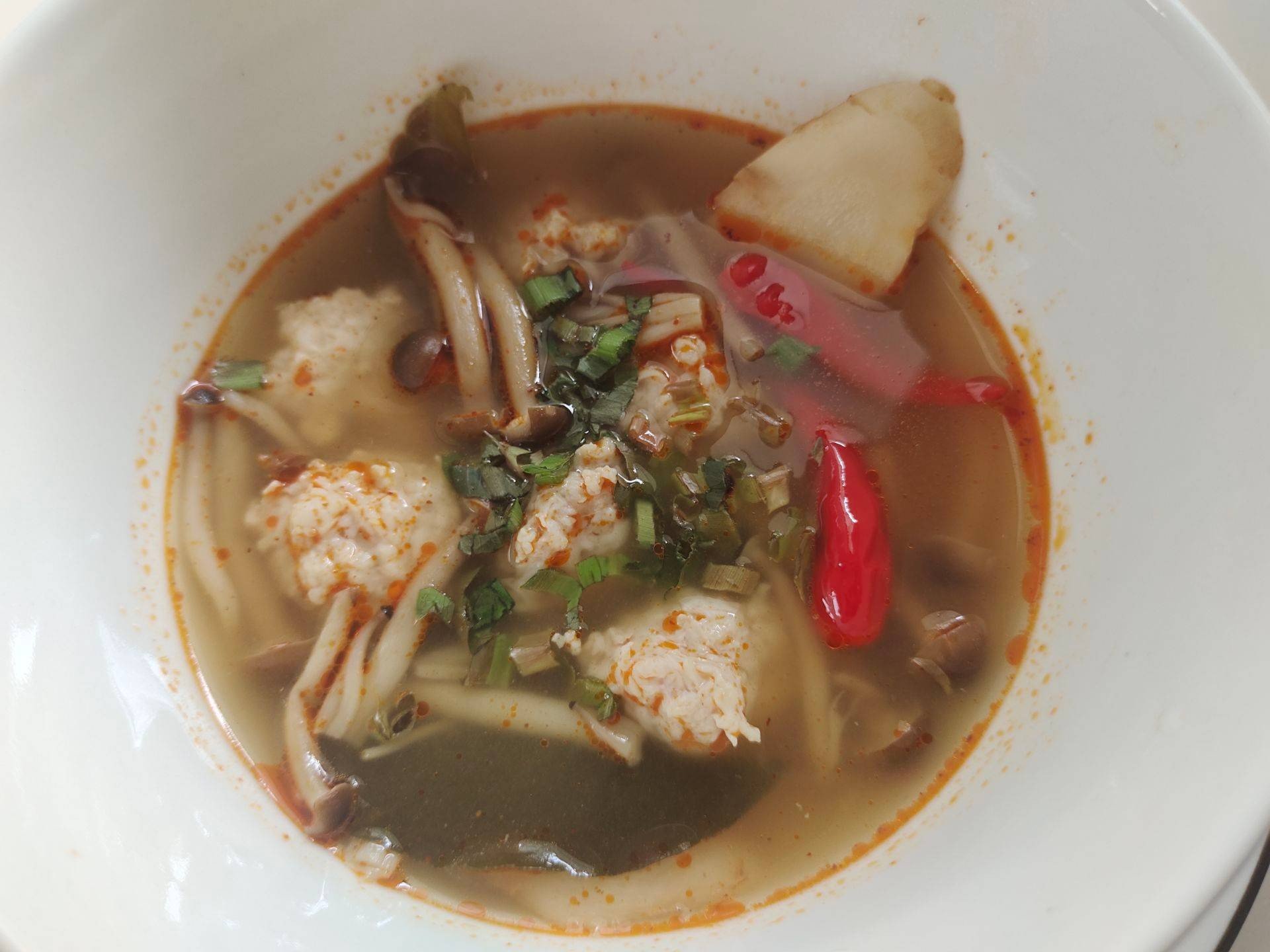 ต้มยำน้ำข้นหมูเด้ง