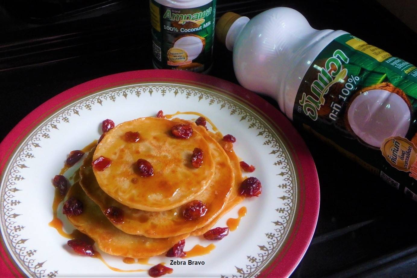 แพนเค้กกะทิ 100%