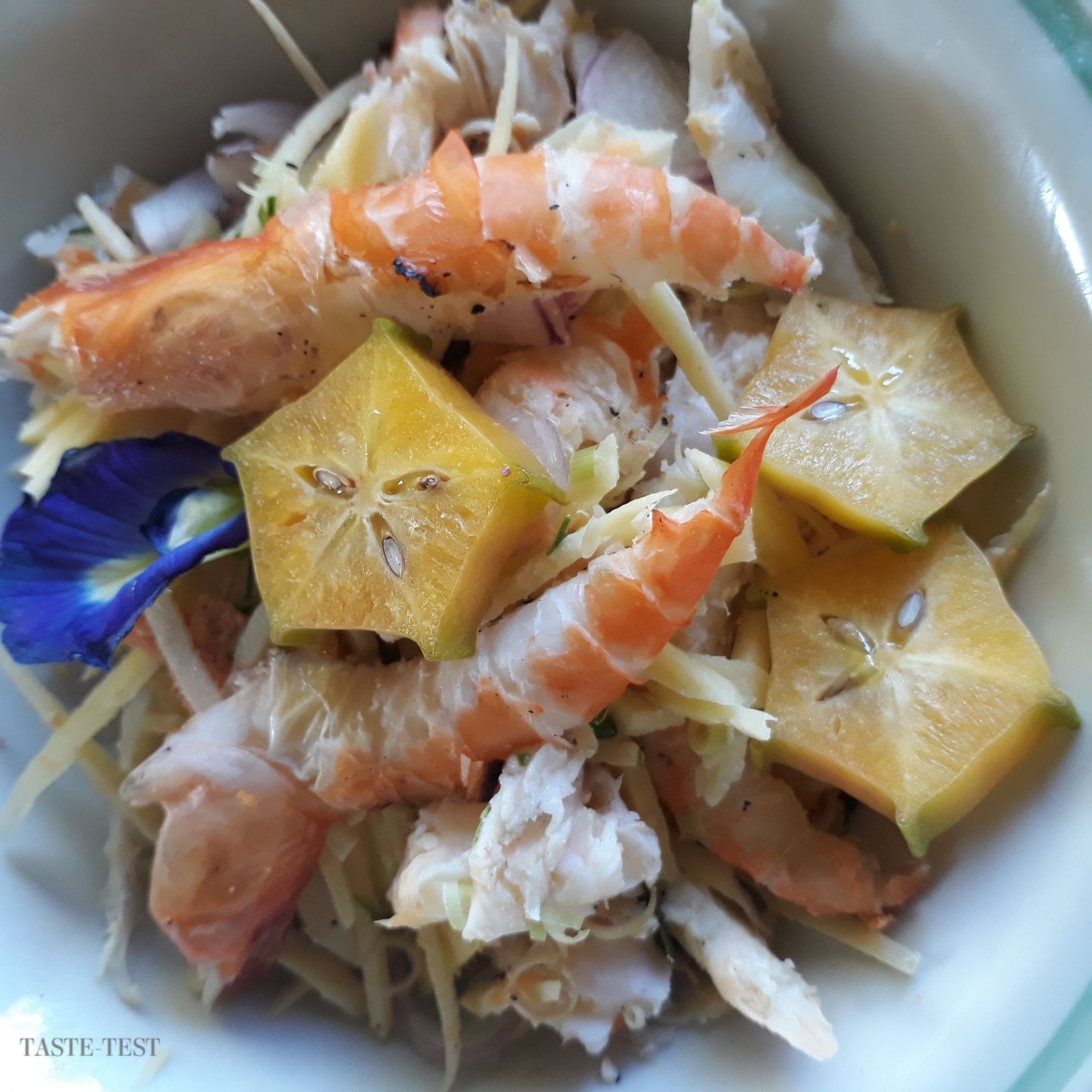 ยำมะม่วงกุ้งย่าง🥗🦐