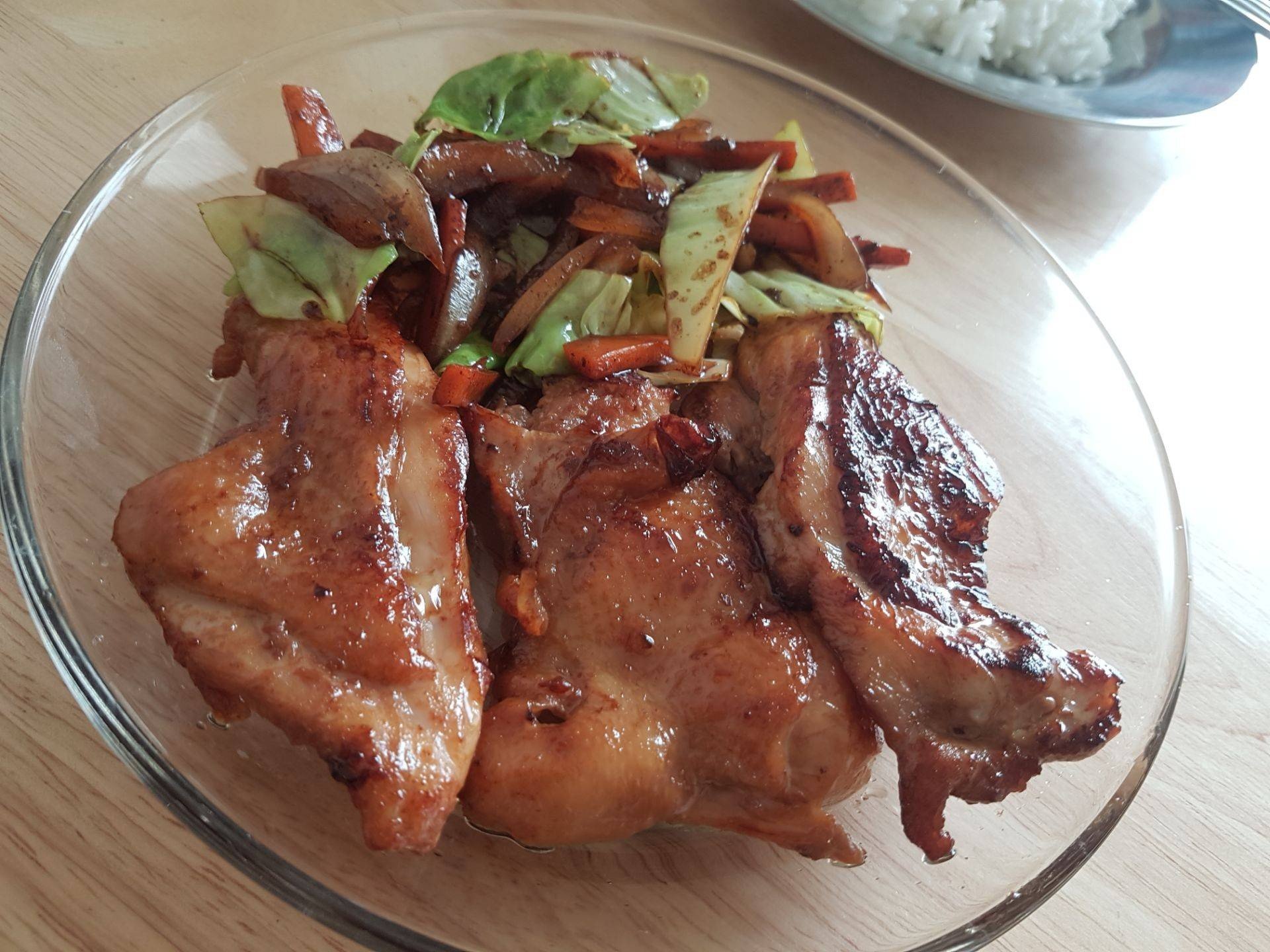 ไก่ย่างซอสเทริยากิ