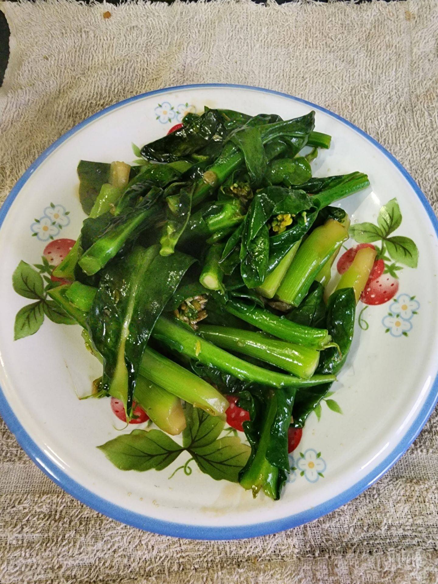 คะน้าฮ่องกงผัดน้ำมันหอย