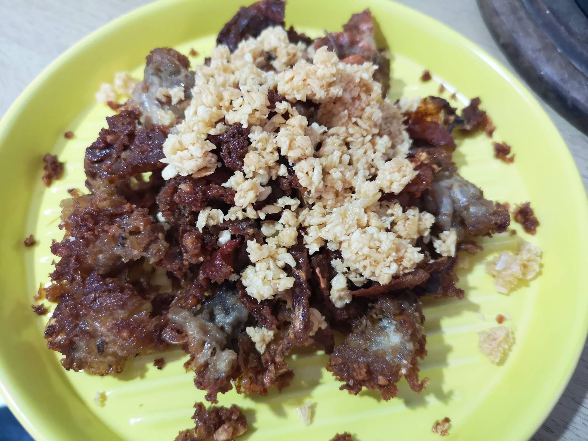 ปูนิ่มทอดกระเทียม