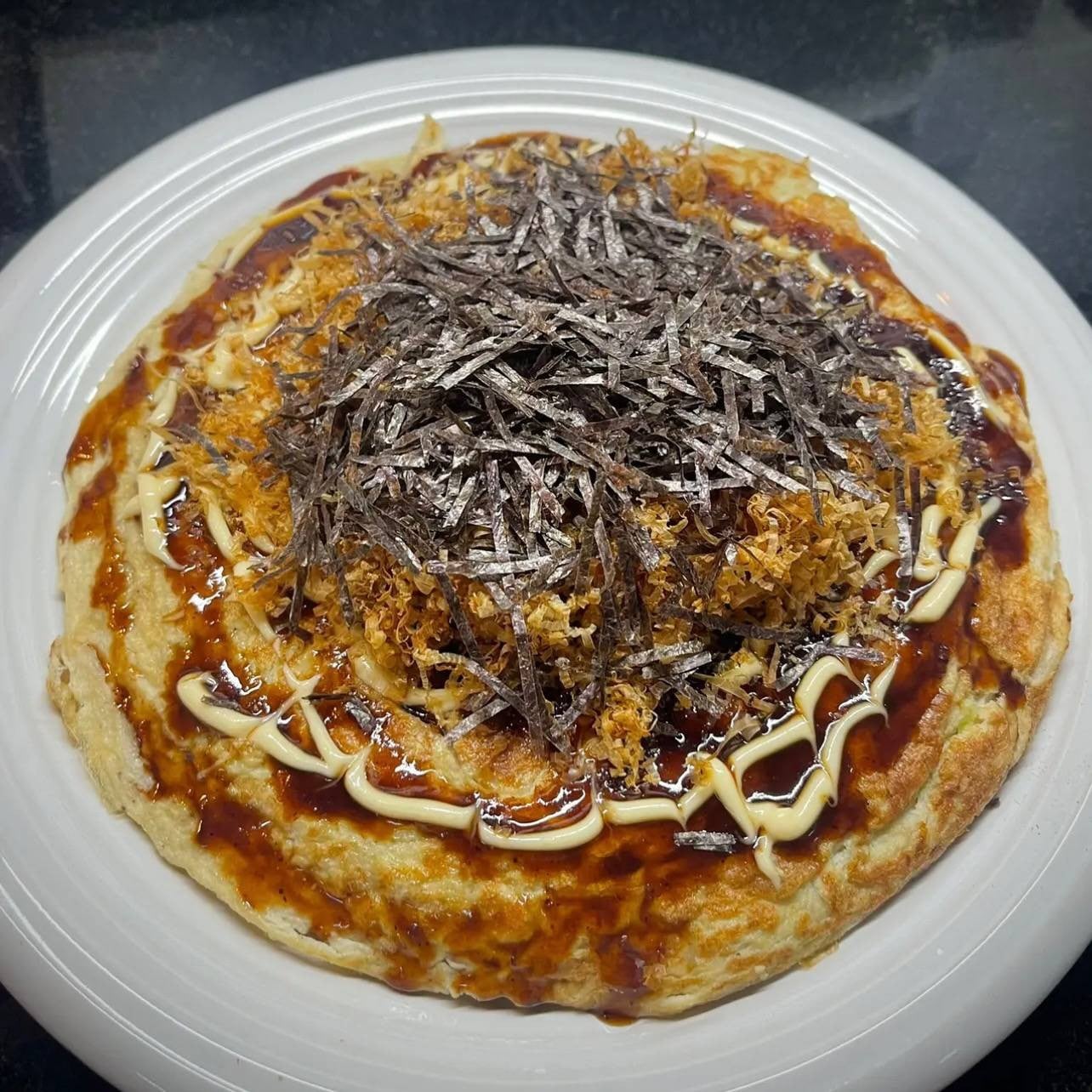 O-KO-NO-MI-YA-KI 🍕 พิซซ่าญี่ปุ่น ไร้แป้ง