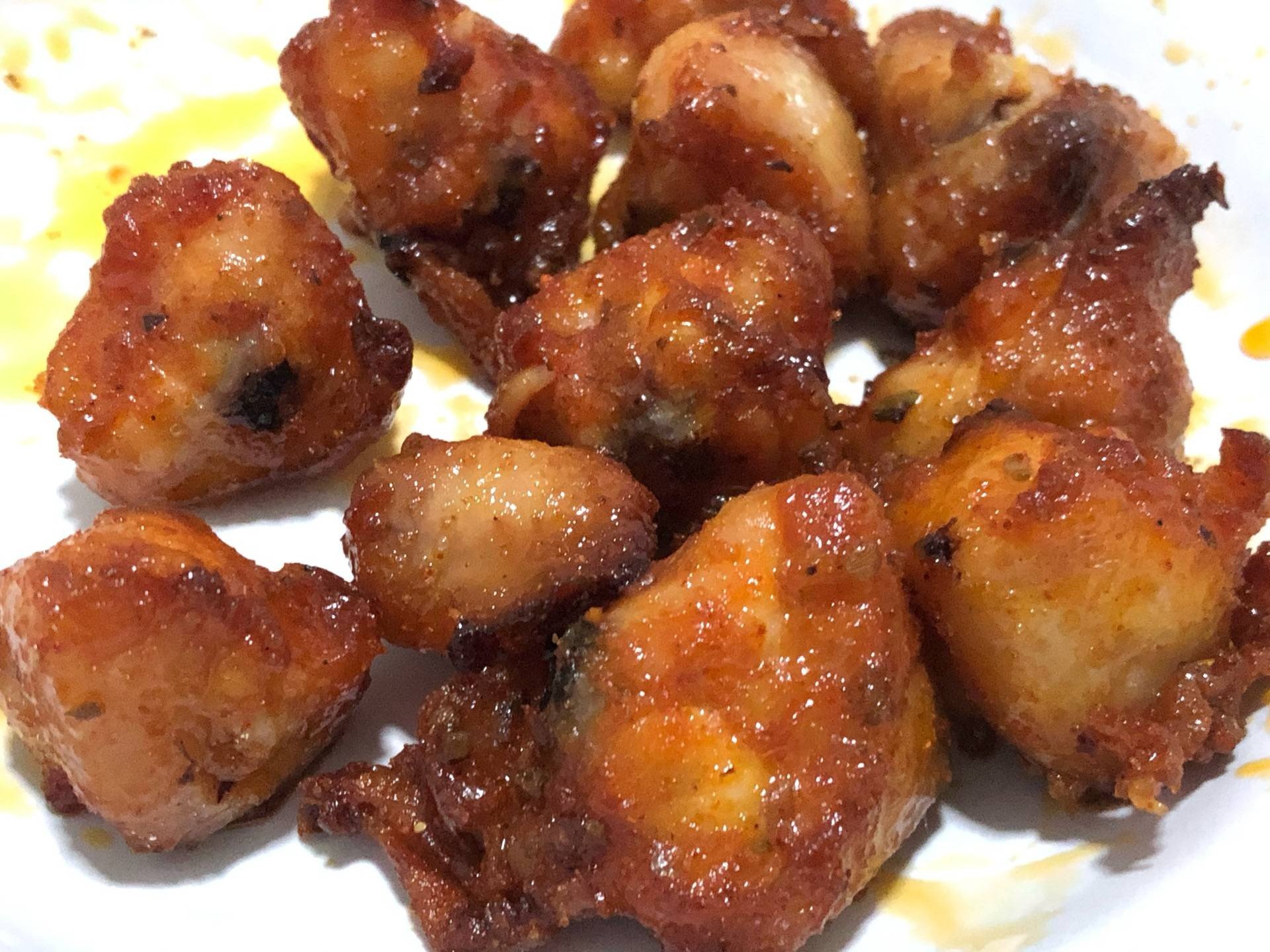 คอหมู-ตูดไก่ย่างสไปซี่