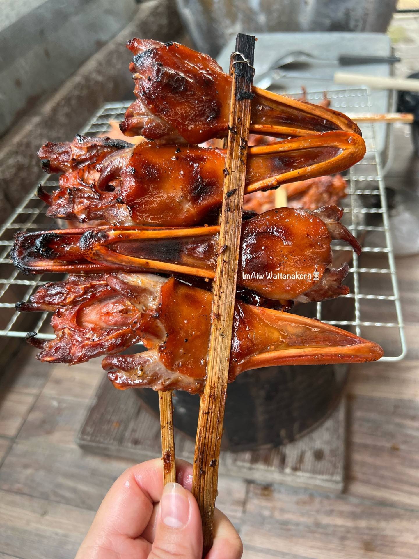 “ไก่ย่าง , โครงไก่ย่าง , ปากเป็ดย่าง , ปีกไก่ย่าง”