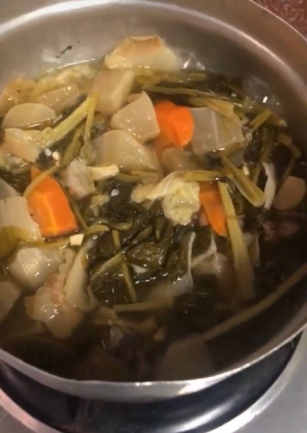 ต้มจับฉ่ายสูตรไม่ขม