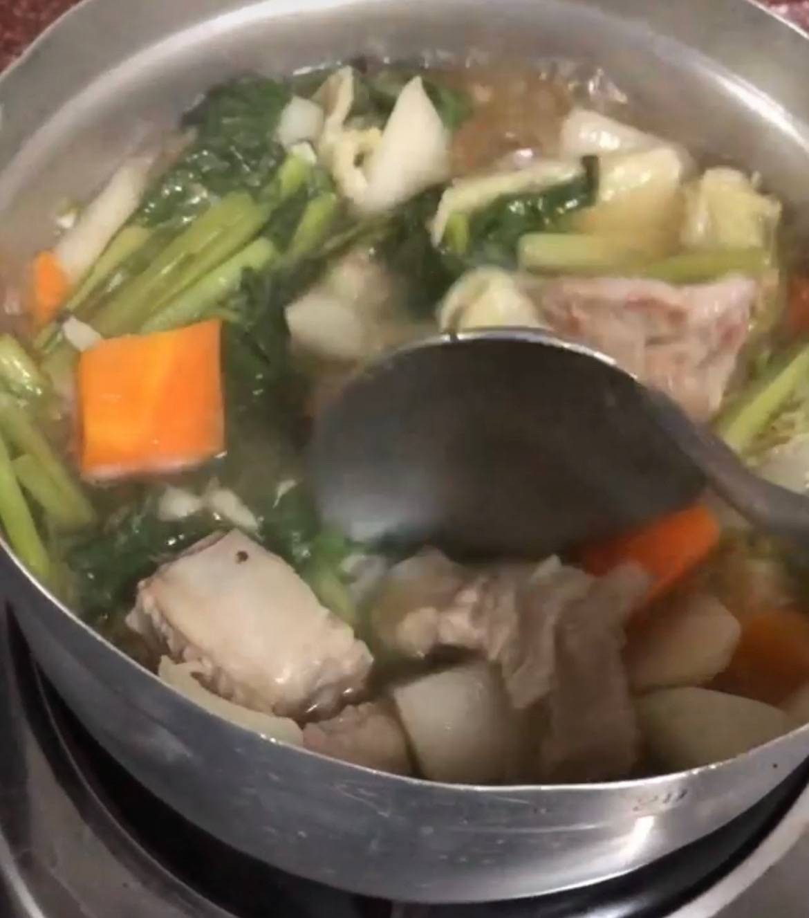 ต้มจับฉ่ายสูตรไม่ขม