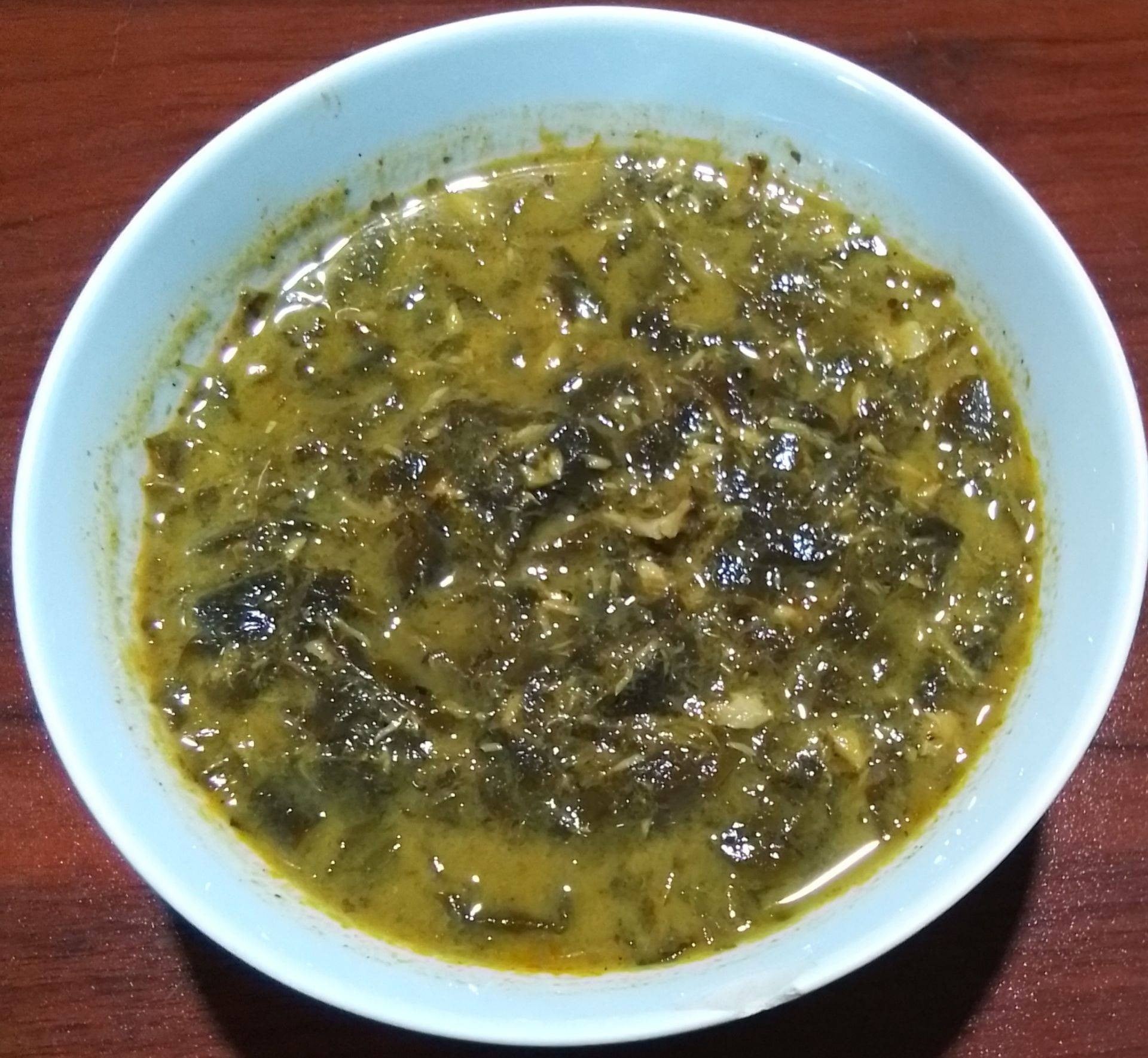 แกงขี้เหล็กใส่ไก่สับ