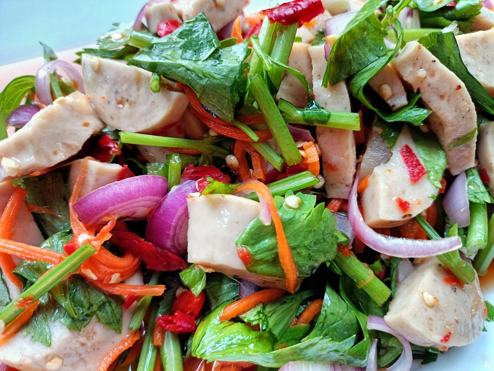 ยำหมูยอ #wongnaichef