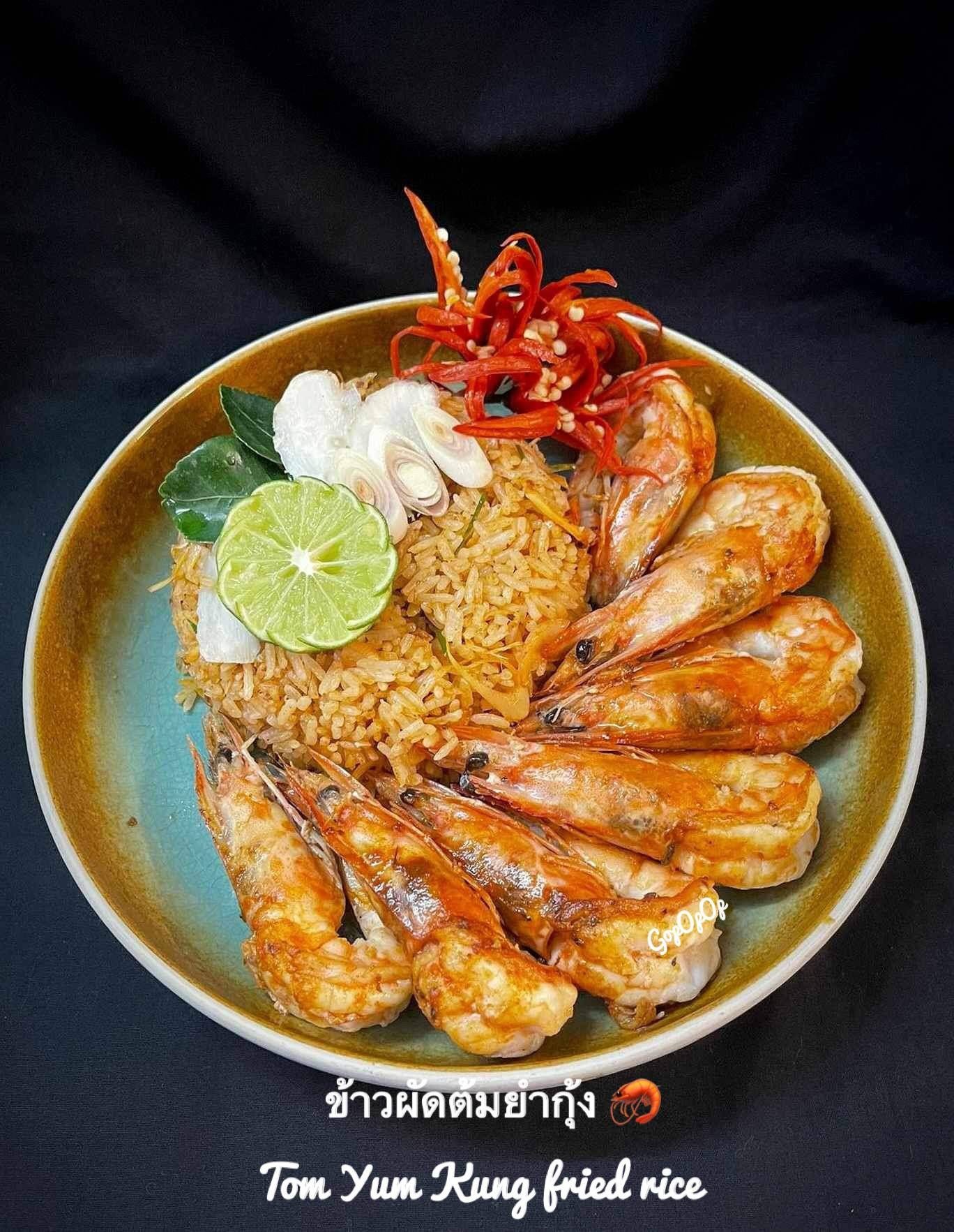 ข้าวผัดต้มยำกุ้ง 🦐 #Wongnaichef