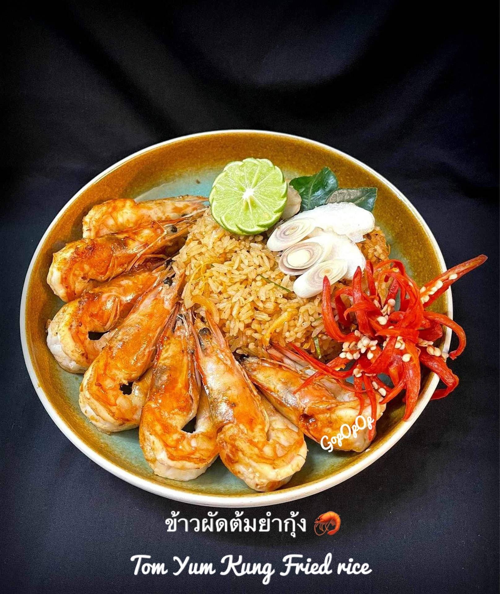 ข้าวผัดต้มยำกุ้ง 🦐 #Wongnaichef