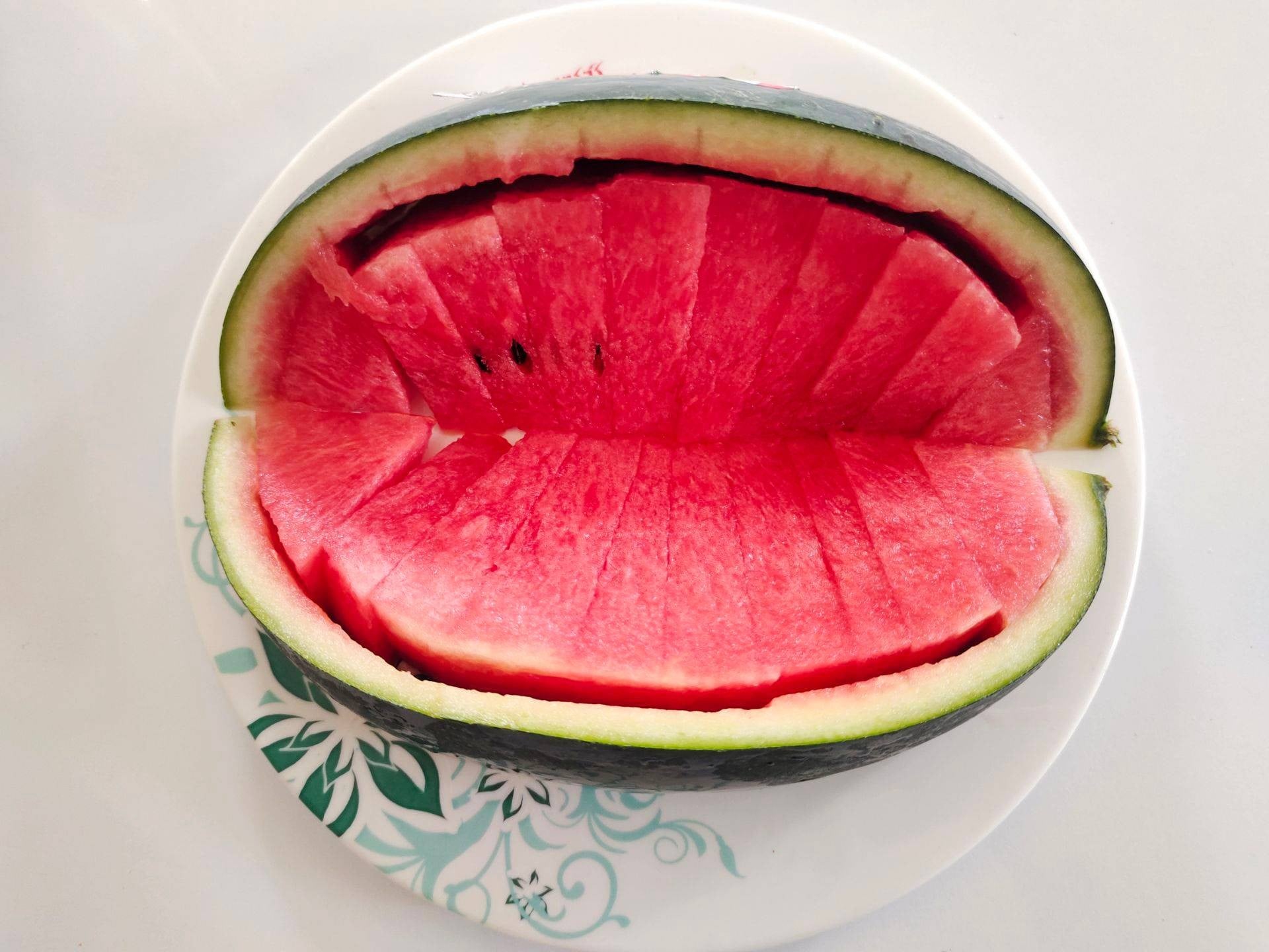 วิธีปอกแตงโม ให้สวย