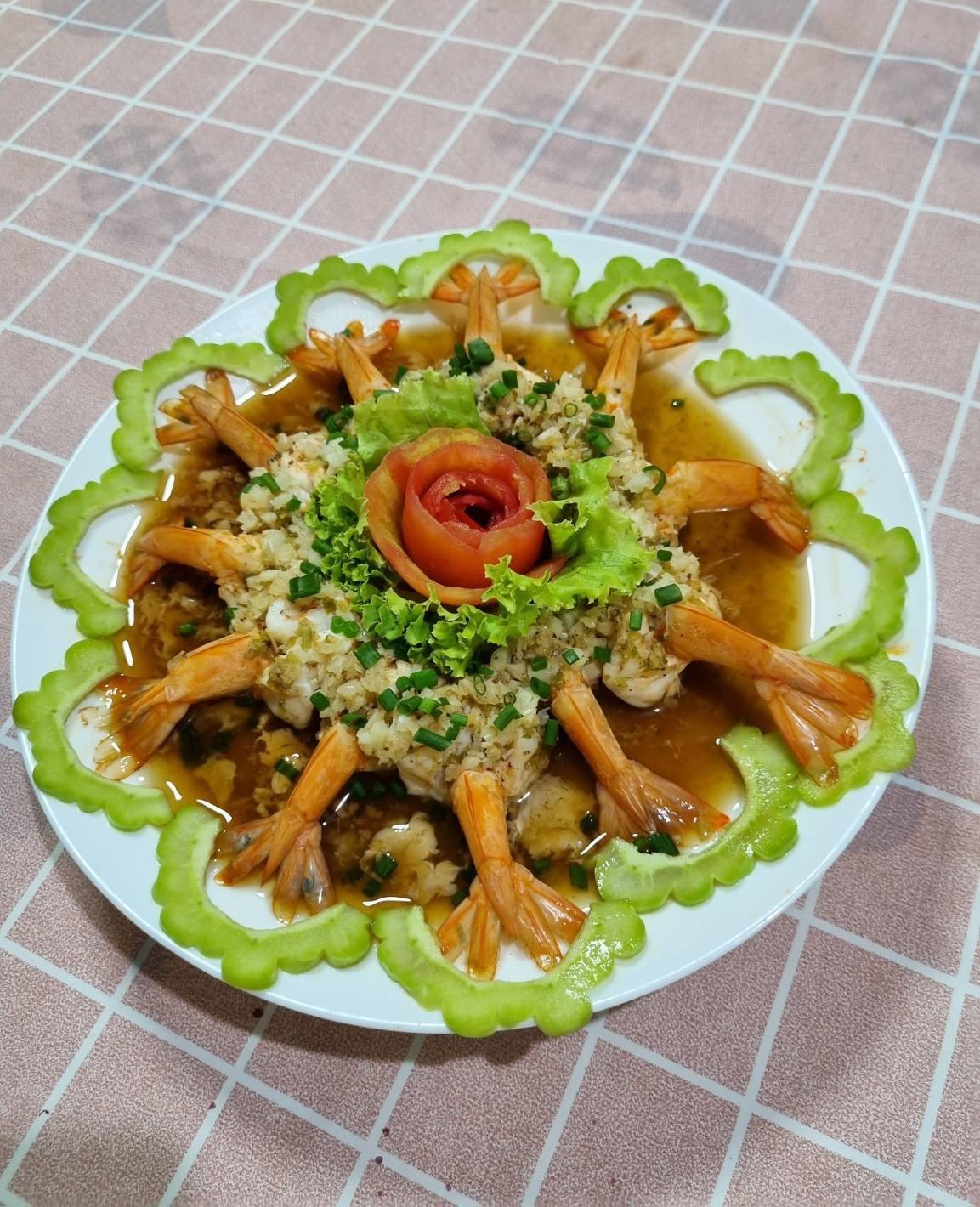 กุ้งอบเนย